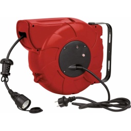 Enrouleur électrique automatique HO7RN-F 10m+2m 3G2,5mm² 230V
Avec disjoncteur thermique.
Carter antichoc robuste en résine.
Ressort de rappel en acier trempé.
Système de blocage du câble à la longueur désirée.
Orientable à 180°
Câble néoprène 100% cuivre H07RN-F 3G2,5mm².
Protection IP44.
Tension 230V
Puissance maxi 2300W câble déroulé - 1000W câble enroulé
Type de câble H07RN-F
Nombre de prise 2 prises
Prise mâle avec terre, prise femelle avec couvercle
Câble 3G2,5mm²
Dimensions 380x165x330mm
Longueur 10m+2m
Poids 8KG