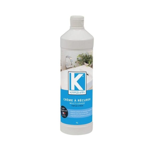 Crème à récurer spécial inox et vitro-céramique parfum citron vert  - bouteille de 1L