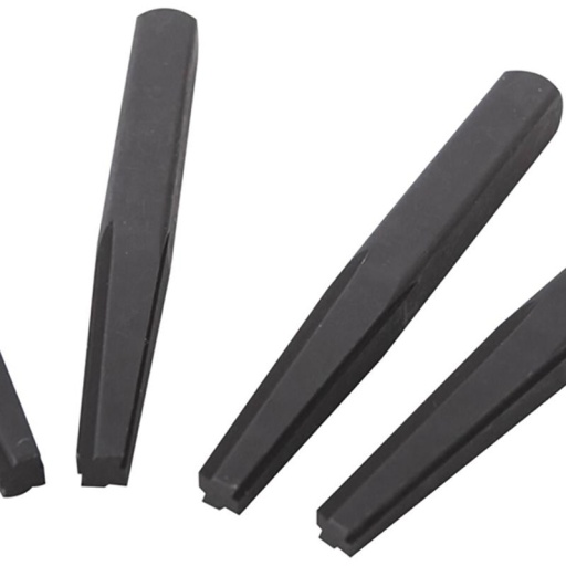 Lot de 4 extracteurs d'écrous L.82mm 3/8"