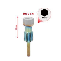 Pour tarauder des filetages spéciaux rouillés et endommagés
Idéal pour les capteurs de température des installations d’échappement
Avec 6 profils de coupe pour un centrage parfait
Version particulièrement courte
Avec rainures de nettoyage dans le boulon de guidage
Idéalement conçue pour les endroits exigus
Avec entraînement 6 pans extérieur pour une transmission parfaite de la force
En acier spécial
Nouveau revêtement en matériau dur