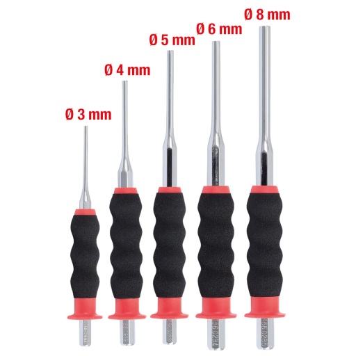 Jeu de chasses forme cylindrique 5 pcs