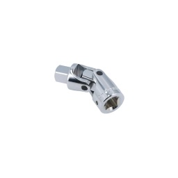 Cardan à carré de 3/4" pour atteindre les fixations difficiles d'accès. En acier au chrome-vanadium avec une finition polie. 
Doté d'une tête pivotante à 90° d'avant en arrière et latéralement, et d'un roulement à bille sur ressort pour le maintien sûr de la douille.
Idéal pour l'accès aux espaces confinés dans les applications industrielles.
En chrome-vanadium (50bv30).
Finition miroir placage chrome.
Avec roulement à bille sur ressort pour le maintien sûr de la douille.
Également disponibles : adaptateur multiplicateur carré de 3/4" à 1" (référence 8777), clé à douille en L à carré de 3/4" (8778).