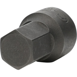 Douille tournevis 1/4'' 6 pans 9 mm extra-courte