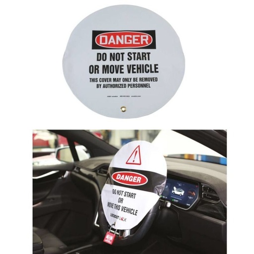 Couvre-volant consigne de non demarrage 600mm