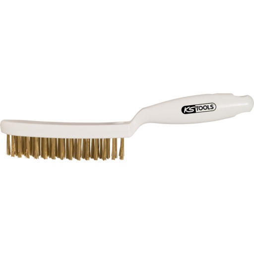 Brosse métallique à 3 rangées laiton, 285 mm