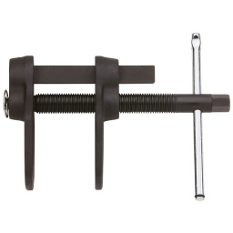 Pour tous véhicules sans freins de parking automatiques
Pour repousser correctement les pistons de frein
L'entraînement à vis facilite le travail
Repousse le piston de façon régulière sans blocage
Sans dégât pour le soufflet, piston ou les perçages sur l'étrier
Evite d'utiliser d'autres outils
Nécessaire lors des travaux d'entretien ou lors du changement des plaquettes de frein pour repousser le piston dans l'étrier
Idéal pour les étriers à piston simple, double ou avec 4 pistons
Grande stabilité et grande résistance à l'usure grâce au plateau et au guide durcis
En acier traité