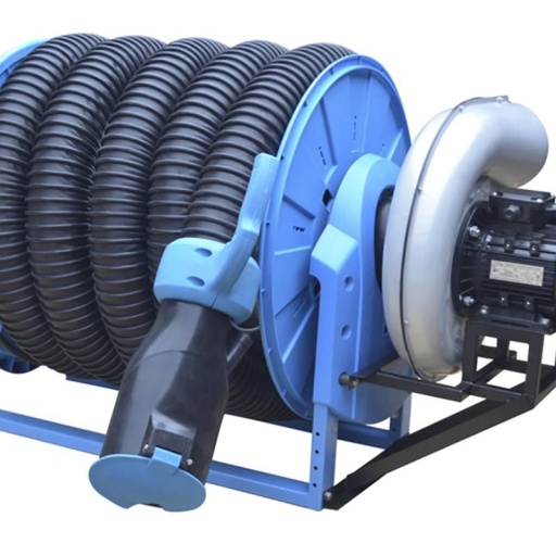 Aspirateur de gaz d'échappement avec enrouleur 10M ø100mm 750W 230V
