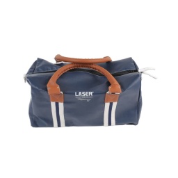 Sac cuir laser tools racing
taille 500mm x 250mm x 270mm de profondeur
cuir bleu avec poignées marron
livre avec une bandouliere