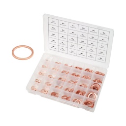 Assortiment 300 joints cuivre 
- 5 a 28mm 10 x 5 x 9 x 1.0 mm 10 x 6 x 10 x 1.0 mm 10 x 6 x 12 x 1.0 mm 10 x 8 x 12 x 1.0 mm 10 x 8 x 14 x 1.0 mm 10 x 8 x 14 x 1.5 mm 10 x 9 x 14 x 1.0 mm 10 x 10 x 14 x 1.0 mm 10 x 10 x 14 x 1.5 mm 10 x 10 x 16 x 1.0 mm 10 x 12 x 16 x 1.0 mm 10 x 12 x 16 x 1.5 mm 10 x 12 x 18 x 1.5 mm 10 x 13 x 18 x 1.0 mm 10 x 14 x 18 x 1.5 mm 10 x 14 x 20 x 1.5 mm 10 x 14 x 20 x 2.0 mm 10 x 16 x 20 x 1.5 mm 10 x 16 x 22 x 1.5 mm 10 x 18 x 22 x 1.5 mm 10 x 18 x 24.0 x 1.5 mm 10 x 20 x 24.5 x 1.5 mm 10 x 20 x 24.5 x 0.8 mm 10 x 19 x 26.0 x 2.0 mm 10 x 22 x 27.0 x 1.0 mm 10 x 22 x 29.0 x 1.5 mm 10 x 24 x 29.0 x 1.5 mm 10 x 24 x 32.0 x 2.0 mm 10 x 26 x 34.0 x 2.0 mm 10 x 28 x 36.0 x 2.0 mm 