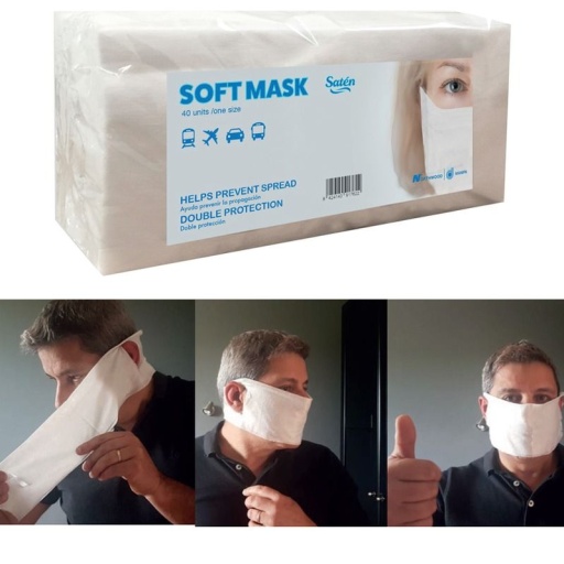 Boite 40 masques anti-projection 
