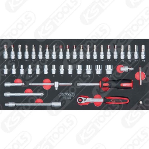 Module douilles 1/4 46 pièces