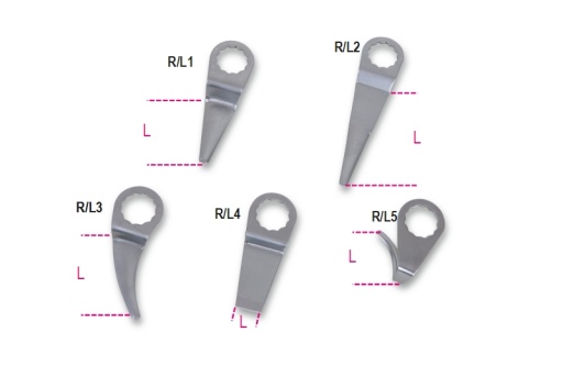 Lames pour couteau vibrant dépose-vitres