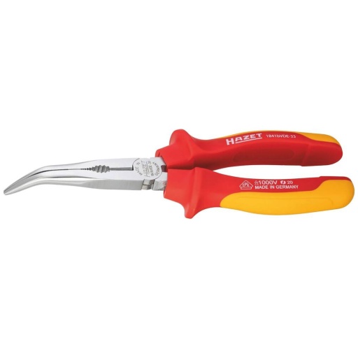 Pince coudee 200mm demi-ronde isolee 1000v bi-matiere