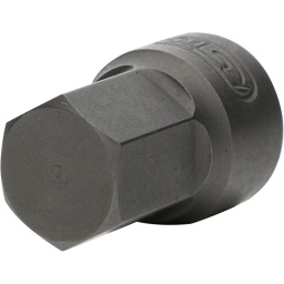 Douille tournevis 1/4'' 6 pans 10 mm extra-courte