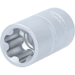 Torx-E-Plus (EPL)
Carré d'entraînement intérieur selon DIN 3120 / ISO 1174 avec encoche pour verrouillage par bille
Pour une utilisation manuelle
Finition satinée
Chrome Vanadium