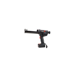 Pistolet à cartouche 380 mm sur batterie li-ion
- maniable et ergonomique grace a son corps bi-matière
- idéal pour cartouches de colle a base d'epoxy + mortier
bi-composant
- Mécanisme anti-goutte
- charbons interchangeables
- avec 2 batteries lithium-ion de haute capacité
- une charge complète permet de travailler 15 cartouches a ~20°c
- durée de stockage en charge supérieure  grace a une plus
grande capacité de charge
- fonction de charge rapide 1h avec chargeur a coupure
automatique
- corps résistant aux chocs
- livre dans un coffret plastique robuste
- compatibilite avec accu 515.3598 pour une utilisation intensive
- capacité : 380 ml
- vitesse d'avance sans charge : mini. 2 mm / sec
maxi. 4 mm / sec
- pression de travail:540dan
- temps de charge : 1h
- batterie : 10.8 v 1.5 ah