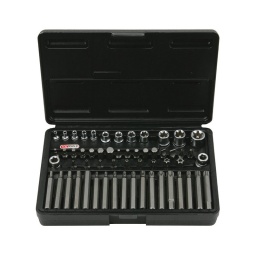 Coffret de douilles et douilles tournevis ultimate torx perce
- finition chromée satinee
- chrome vanadium
- coffret rangement
composition :
3/8 x 10mm - 1/2" x 1/4"