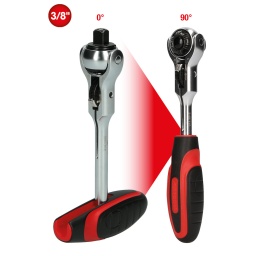 R&eacute;versible
Cliquet pr&eacute;cis 72 dents
Utilisation multiusages
Fourche constament r&egrave;glable pour un maintient optimal
