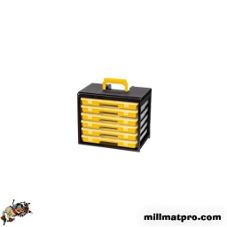 - module equipe de 6 mallettes amovibles
- avec poignée de transport
le module peut etre transportable. fixe au mur.
superpose ou juxtapose a d'autres modules.
- charge maxi 15 kg.
- 35.5x23.5x30.3 cm.