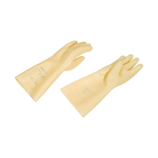 Gants d'électricien en naturalex blanche - taille 9