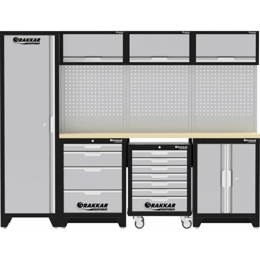 Mobilier d'atelier plateau bois drakkar 2640mm