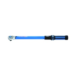 Clé dynamométrique 1/2 de 40 a 200 nm
cette clé possede une tête de cliquet pourvue d'un bouton poussoir pour verrouiller les douilles.
- précision +- 3%
- déclenchement sensitif et auditif
- utilisation dans les ambiances bruyantes et/ou sans visibilite
- réglage et verrouillage du couple a l'extremite de la cle
- verrier de réglage extremement precis
- cliquet 48 dents (angle de reprise très faible) 

infos s.a.v garantie
moin d'un an : garantie complète 
plus d'un an : si la réparation necessite un recalibrage. il vous sera facture 59.8eur ttc (tarif 2012)