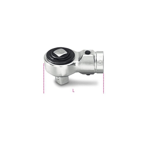 Cliquet réversible a glissière 1/2 pour clé dynamique série 608/668/668rg