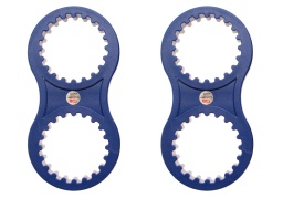 Requis pour le desserrage de la vis centrale de la roue de l'arbre &agrave; cames-Pour Ducati Diavel (Carbon), Monster, Multistrada, Streetfighter et Superbike-Contient deux outils de blocage