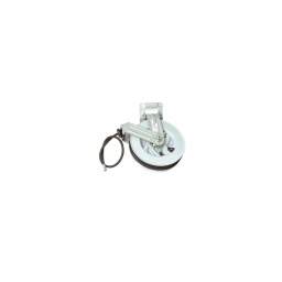 Enrouleur automatique industriel orientable
eau. air roll profi open

- longueur tuyau 15 m
- raccords de sortie m 3/8"
- air(200bars) - eau(max 150 °c)
- dim lgxhxlg : 480x530x215 mm - l'etrier. l'axe et le support des enrouleurs sont métalliques. les tambours sont en polyuréthane.
- munis d'un dispositif d'arret du tuyau a la longueur desiree (cliquet environ tous les 1.20 m). d'un retour automatique par rappel. d'une boule d'arret (fin de course) et d'un guide tuyau par 4 rouleaux libres.
peut se fixer au mur. au sol ou au plafond