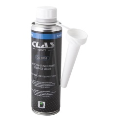 Contenance : 300ml
Traitement carburant hautes performances : 
- Dissout les depots polluants (calamine. gomm . vernis...) pour une combustion propre au rendement optimal.
- Lubrifie et protege les cylindres.
Le nettoyant injection peut etre utilise en Préventif (protection circuit d'injection) comm  en curatif.
Si vous n'avez jamais traite votre véhicule et que les premiers symptomes de dysfonctionnement de l'injection apparaissent. le nettoyant injection vous permettra un nettoyage en profondeur.
Traite jusqu'a 80 litres de carburant