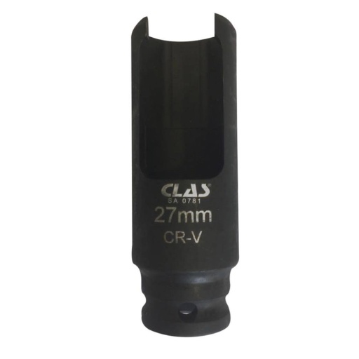 Douille fendue 27mm 1/2" CrV pour extracteurs d'injecteurs