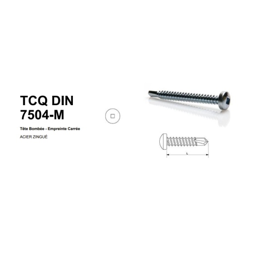 vis autoperceuse acier goscrew tcq din 7504-m 3,5x16