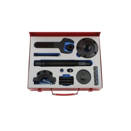 kit complet de Depose du roulement avant sur Ford Transit 2006 Permet la separation du roulement de sa cage   Travail réalisé sur le véhicule et permet la réutilisation de la flange.  Conception spécifique permettant l’extraction de la bague interne du roulement sans avoir recours à une disqueuse.  Utilisation en toute sécurité  Video complète Disponible 