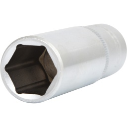 6 pans
Syst&egrave;me FlankTraction
Selon DIN 3124 / ISO 2725
Carr&eacute; d'entra&icirc;nement int&eacute;rieur selon DIN 3120 / ISO 1174 avec encoche pour verrouillage par bille
Version longue
Pour une utilisation manuelle
Finition satin&eacute;e
Chrome Vanadium
