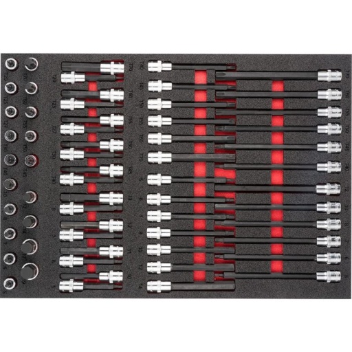 Module douille 1/2, TORX, ALLEN 62 pièces
