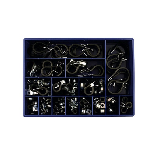 Assortiment collier de fixation caoutchouc