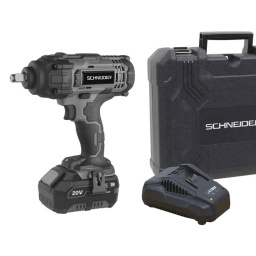 Cle A Choc 1/2" 650nm 20v 1 Batterie 5ah + 1 Chargeur 3.5a
Descriptif : 
5 vitesses. 
Sélecteur de vitesse électronique. 
Frein moteur électrique instantané. 
Carré 1/2". 
Les plus : 
10 positions de réglage 
Poignée bi matière technologie "soft grip"
Livrée avec :
- 1 batterie Li-ion 5Ah 
- 1 chargeur rapide 3,5Ah 
- 1 coffret pvc 