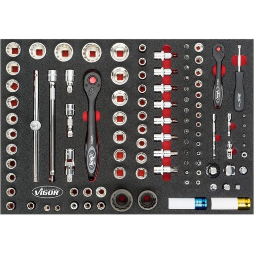 Module douille spécifique VW, Audi 1/4 1/2, 102 pièces