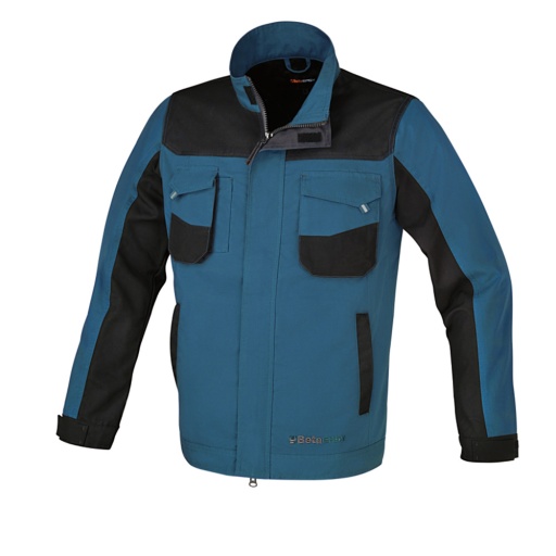 Veste de travail bleue petrole