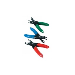 Jeu de pinces de déconnection de conduites de carburant - 3 pcs Permet de déconnecter les raccords sans endommager les connecteurs sur les conduites de carburant Convient pour  Citroen | Fiat | Ford | Opel| Peugeot et Renault. Utilisable sur la plupart des véhicules Manche coloré pour une meilleure reconnaissance  Fabrication en Chrome molybdène