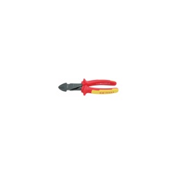 Pince coupante diagonale isolée 1000 volts

- acier bruni haute résistance
- poignée ergonomique bicomposant isolée 1000volts
- longueur 200mm 