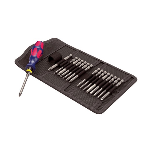 Trousse tournevis + lames inox wera by red bull