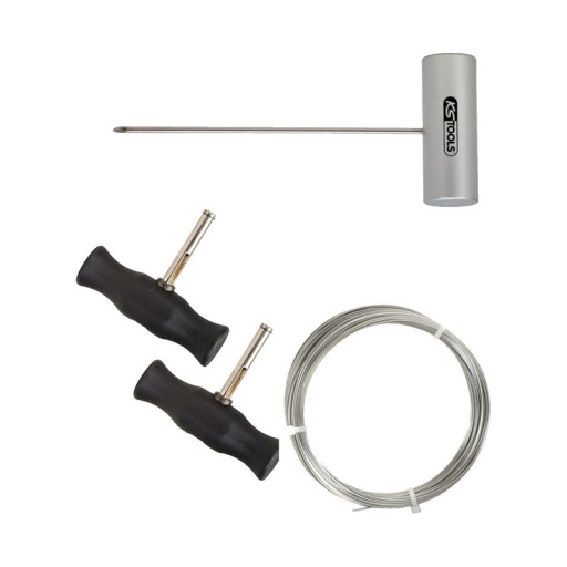Kit découpe pare brise avec corde à piano carrée