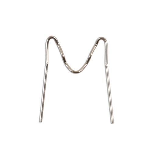 Agrafes en M de 0,6 mm, 100 pièces