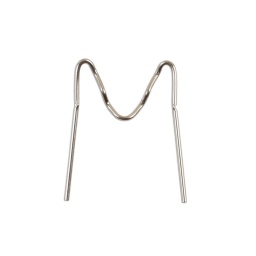 Agrafes en M de 0,6 mm. Conçues pour les réparations sur des angles extérieurs.
Agrafes en M en acier inoxydable de 0,6 mm pour réparation sur plastique, conçues pour les réparations sur des angles extérieurs.
Fonctionnalité de rupture rapide pour retirer facilement les extrémités des agrafes.
Pour utilisation avec la gamme d'agrafeuses à chaud.
Livrées en sachets de 100.
0,8 mm également disponible - voir n° de réf. Power-TEC 92548