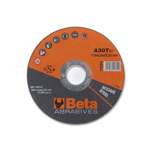 Disques à tronçonner à moyeu plat pour l'acier 11003 230X2,5 (10)