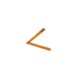 Sauterelle d'angle lecture directe 

- 1 fiole horizontale
- 1 fiole verticale 
- précision 0.5°
- molette de blocage
- longueur 650mm - compas pointes seches amovibles