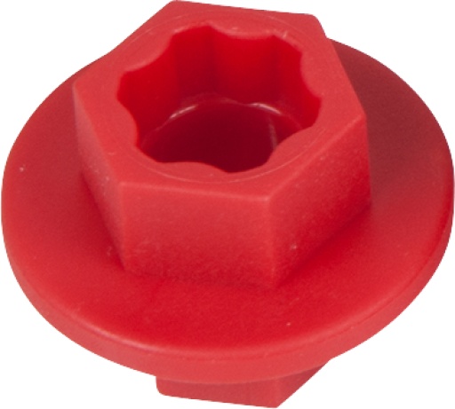 Adaptateur 6 pans pour cl&eacute; de montage si&egrave;ge toilettes