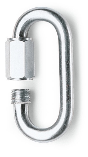 Maillon rapide, zingué