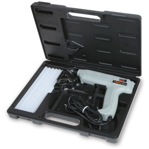 Pistolet pour colle à chaud avec 12 bâtonnets en coffret